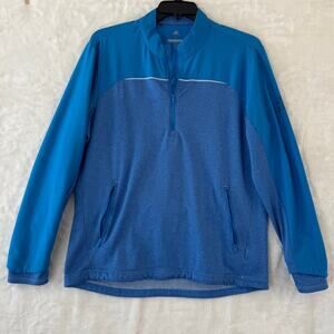 Adidas Golf Long Sleeve 1/4 Zip Shirt Large L Athleisure